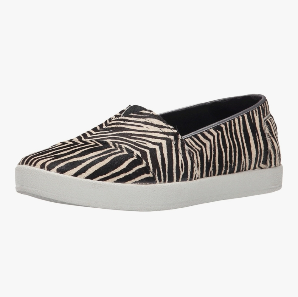 TOMS Women's Zebra Printed Calf Hair Avalon 10006320 | Size 8